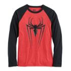 Boys 8-20 Marvel Spider-man Raglan Tee, Size: Xl, Brt Red