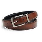 Croft & Barrow&reg; Feather-edge Stitched Reversible Belt - Men, Size: 34, Dark Brown