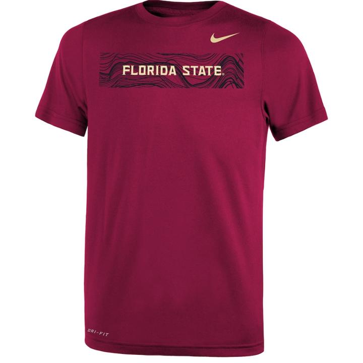 Boys 8-20 Nike Florida State Seminoles Legend Sideline Tee, Size: M 10-12, Red