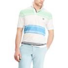 Men's Chaps Classic-fit Striped Polo, Size: Xxl, White