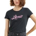 Women's Levi's Batwing Logo Tee, Size: Medium, Black