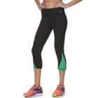 Women's Fila Sport&reg; Mesh Printed Yoga Capris, Size: Xl, Med Green