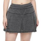 Plus Size Tek Gear&reg; Pleated Performance Skort, Women's, Size: 1xl, Dark Grey