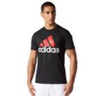 Big & Tall Adidas Logo Performance Tee, Men's, Size: 4xb, Black