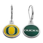 Fiora Oregon Ducks Sterling Silver Team Logo Drop Earrings, Girl's, Multicolor