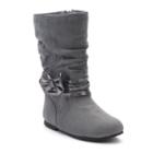 Jumping Beans&reg; Sammy Toddler Girls' Mid-calf Boots, Size: 10 T, Med Grey