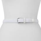 Women's Nike Woven G-flex Stretch Golf Belt, Size: Small, White