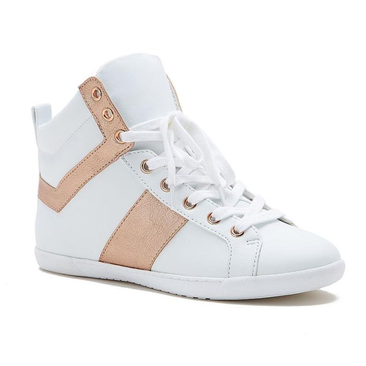 Sugar Gwendolin Women's High-top Sneakers, Girl's, Size: 10, White