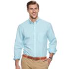 Big & Tall Men's Izod Essential Classic-fit Striped Premium Stretch Button-down Shirt, Size: Xl Tall, Brt Blue