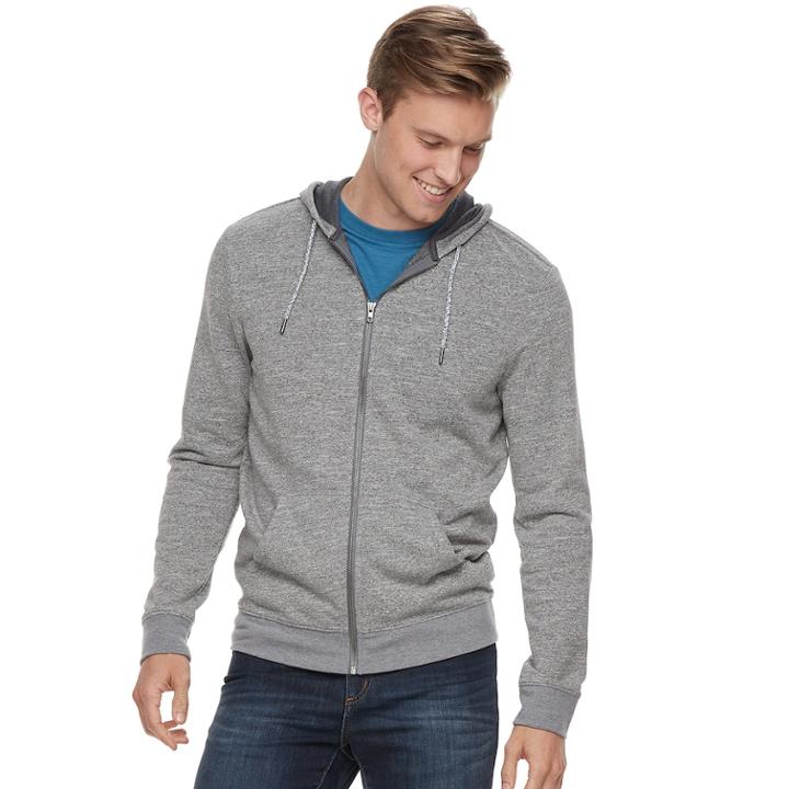 Men's Urban Pipeline&reg; Ultimate Fleece Full-zip Hoodie, Size: Xl, Med Grey