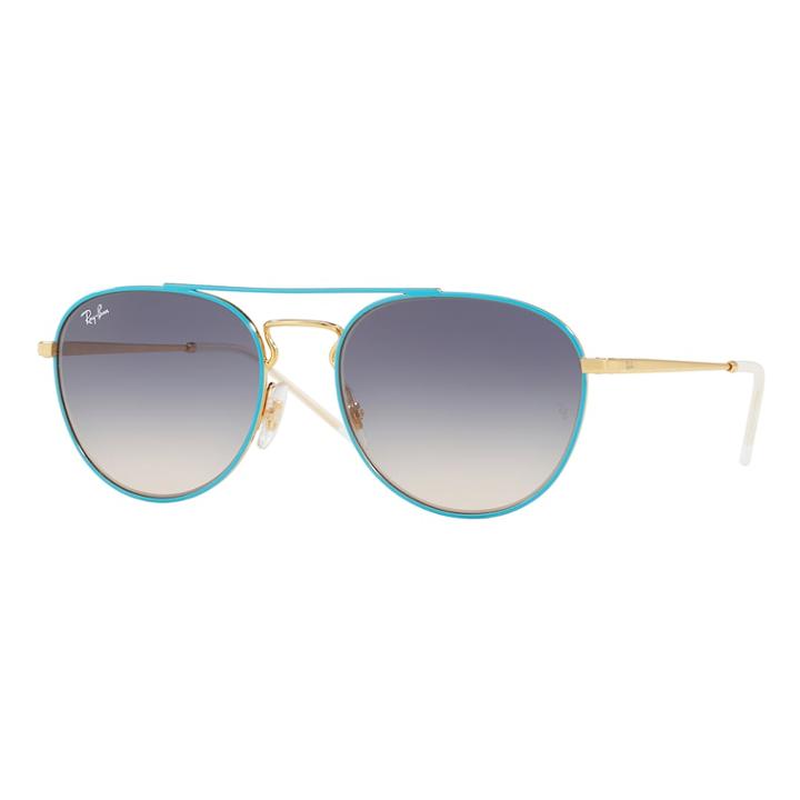 Ray-ban Rb3589 55mm Square Gradient Sunglasses, Women's, Med Blue