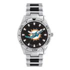 Men's Game Time Miami Dolphins Heavy Hitter Watch, Silver