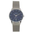 Armitron Men's Stainless Steel Mesh Watch - 20/5123nvsv, Size: Medium, Grey