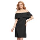 Women's Apt. 9&reg; Off-the-shoulder Shift Dress, Size: Xs, Black