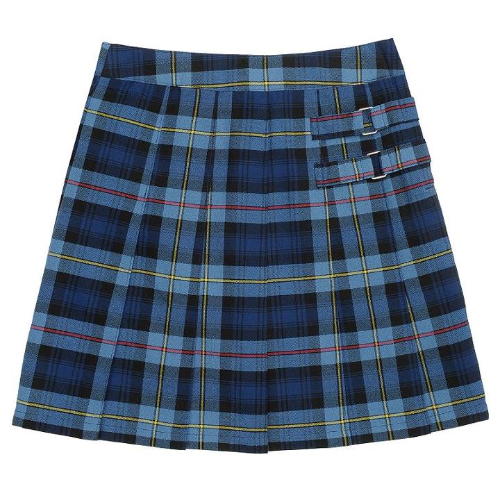Girls 4-20 & Plus Size French Toast School Uniform Pleated Plaid Skort, Girl's, Size: 14, Blue Other
