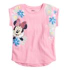 Disney's Minnie Mouse Girls 4-10 High-low Roll Cuff Dolman Tee By Jumping Beans&reg;, Size: 10, Brt Pink