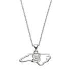 Dayna U North Carolina State Wolfpack Sterling Silver Pendant Necklace, Women's, Size: 18, Grey