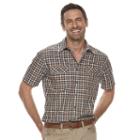 Men's Croft & Barrow&reg; Classic-fit Quick-dry Outdoor Button-down Shirt, Size: Xl, Lt Brown