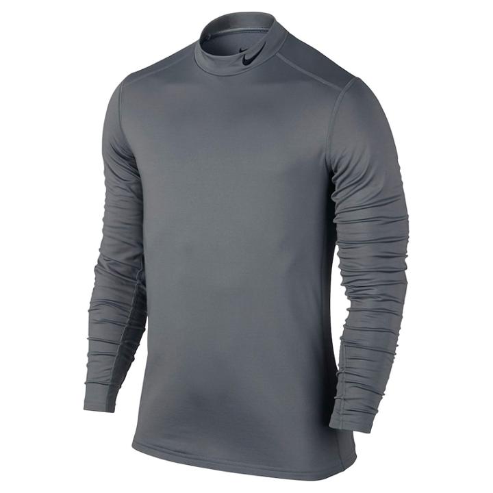 Men's Nike Base Layer Warm Dri-fit Training Top, Size: Small, Grey Other