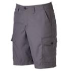 Men's Urban Pipeline&reg; Microfiber Sateen Cargo Shorts, Size: 29, Grey