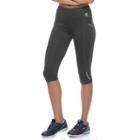 Women's Fila Sport&reg; Zip Pocket Capri Leggings, Size: Medium, Grey