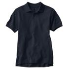 Boys 4-20 Chaps Solid Pique School Uniform Polo, Size: 14-16, Blue (navy)
