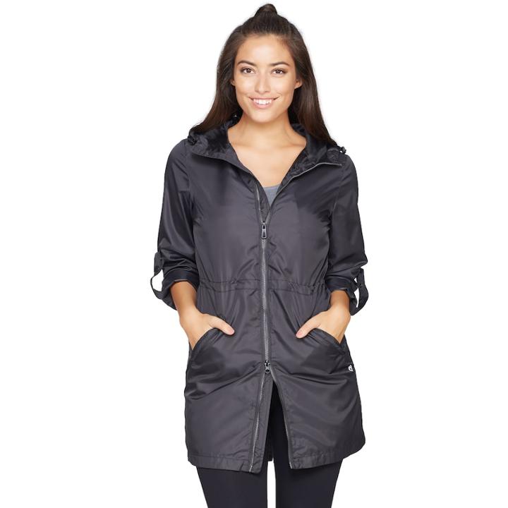 Women's Colosseum Highway Ripstop Jacket, Size: Large, Black