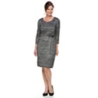 Women's Dana Buchman Marled Side Buckle Dress, Size: Large, Black