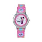 Disney's Minnie Mouse Kids' Floral Time Teacher Watch, Girl's, Pink