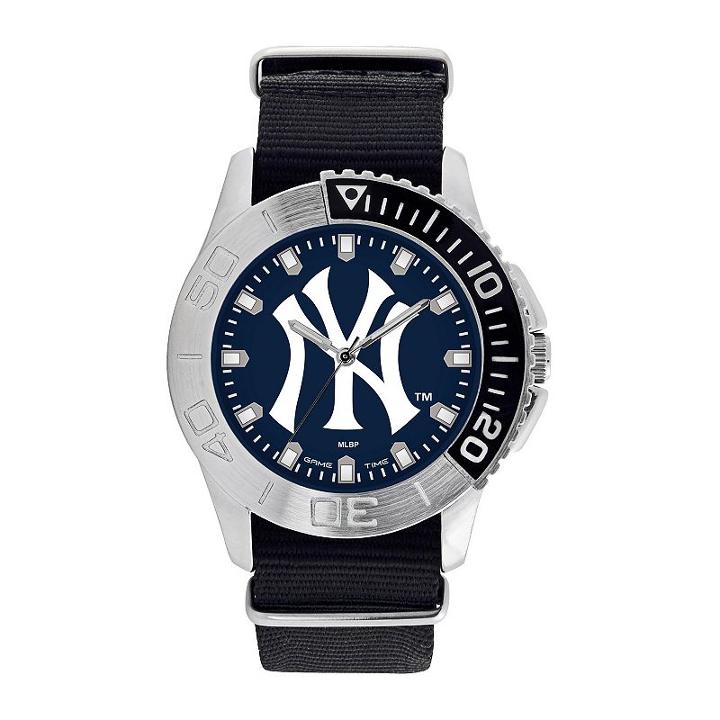 Men's Game Time New York Yankees Starter Watch, Black