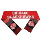 Adult Forever Collectibles Chicago Blackhawks Reversible Scarf, Adult Unisex, Black