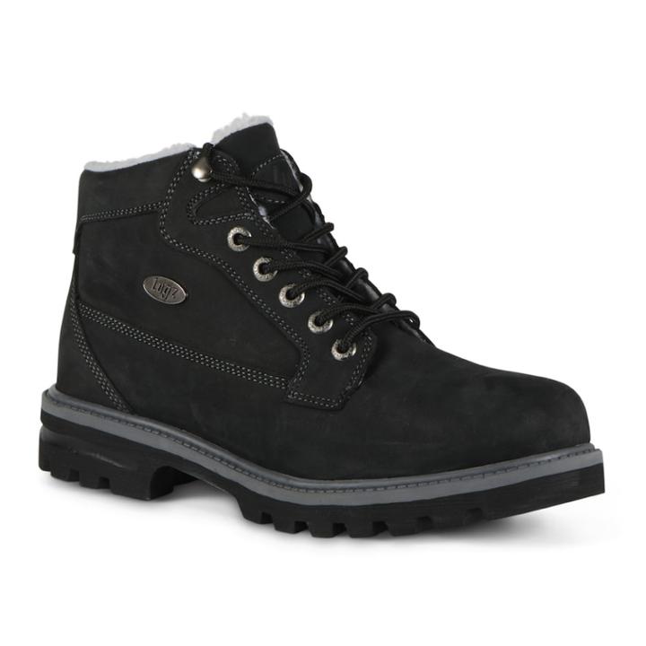 Lugz Brigade Lined Men's Water Resisant Boots, Size: Medium (7.5), Black