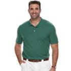 Big & Tall Croft & Barrow&reg; Classic-fit Easy-care Interlock Polo, Men's, Size: L Tall, Med Green