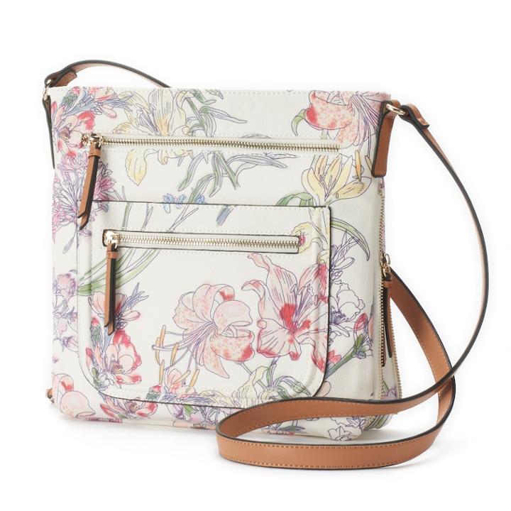 Apt. 9&reg; Fay Crossbody Bag, Women's, Multi Floral