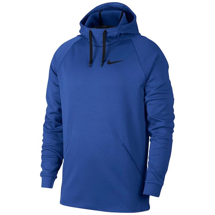 Men's Nike Therma Pull-over Hoodie, Size: Small, Blue