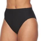 Women's Upstream Sport High-waist Bikini Bottoms, Size: 12, Black