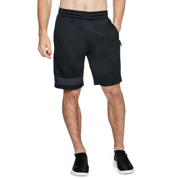 Men's Under Armour Terry Shorts, Size: Medium, Black