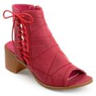Journee Collection Elexy Women's Ankle Boots, Size: Medium (7.5), Med Red