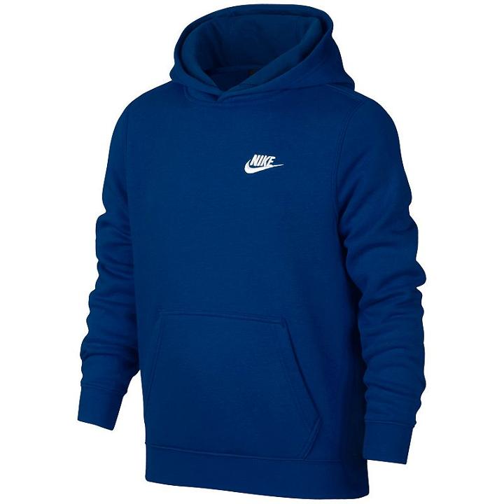 Boys 8-20 Nike Pullover Hoodie, Size: Large, Brt Blue