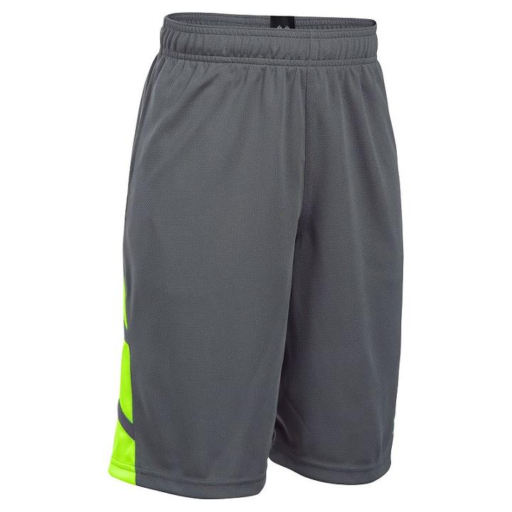 Boys 8-20 Under Armour Triple Double Shorts, Boy's, Size: Small, Silver