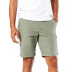 Men's Dockers Stretch Modern D2 Straight-fit Shorts, Size: 33, Green