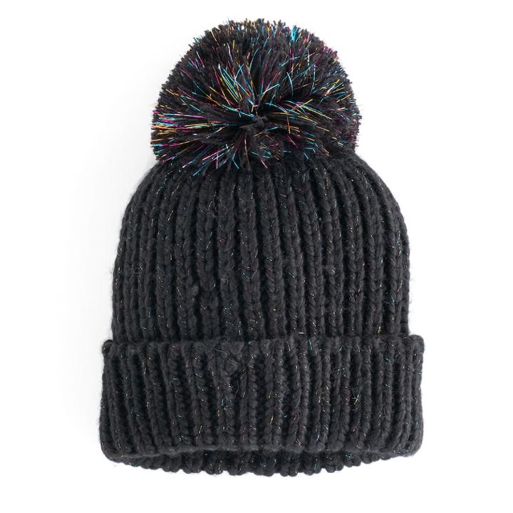 Women's So&reg; Firework Twinkle Pom-pom Beanie, Oxford