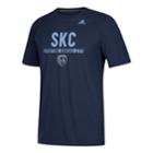 Men's Adidas Sporting Kansas City Ultimate Tee, Size: Xl, Blue (navy)