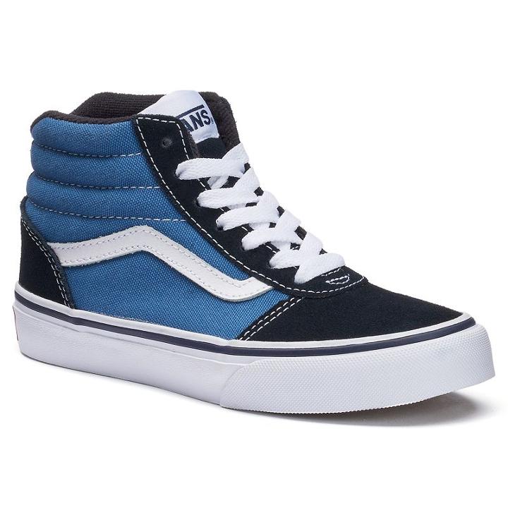 Vans Ward Kids' High-top Sneakers, Kids Unisex, Size: 3, Blue (navy)