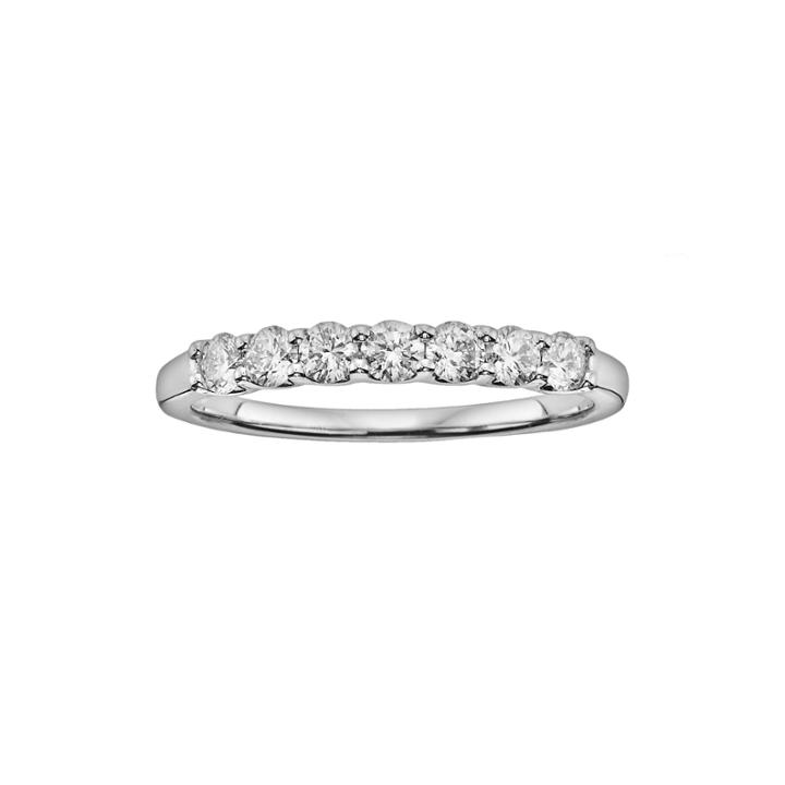 18k White Gold 1/2-ct. T.w. Igl Certified Colorless Diamond Wedding Ring, Women's, Size: 6.50