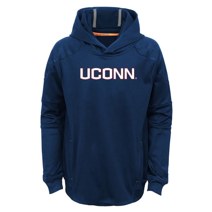 Boys 4-7 Uconn Huskies Mach Pullover Hoodie, Size: S 4, Dark Blue
