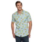 Big & Tall Urban Pipeline&reg; Awesomely Soft Ultimate Regular-fit Button-down Shirt, Men's, Size: Xxl Tall, Med Blue