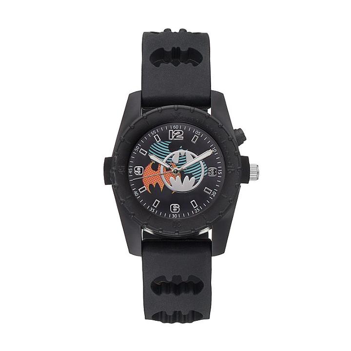 Dc Comics Batman Kids' Light-up Watch, Men's, Black