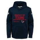 Boys 8-20 Nike Houston Texans Circuit Therma-fit Hoodie, Boy's, Size: S(8), Dark Blue