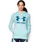 Women's Under Armour Favorite Fleece Popover Hoodie, Size: Small, Red Overfl